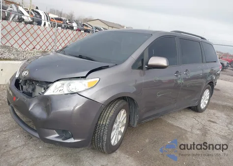 2014 Toyota Sienna Le 7 Passenger из США, поврежденный, VIN 5TDJK3DC9ES093559